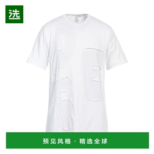 1h可退 香港直邮comme des garcons 川久保玲 男士 T恤 white白色