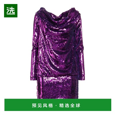 香港直邮retrofete 女士 短款连衣裙 purple紫色 舒适时尚