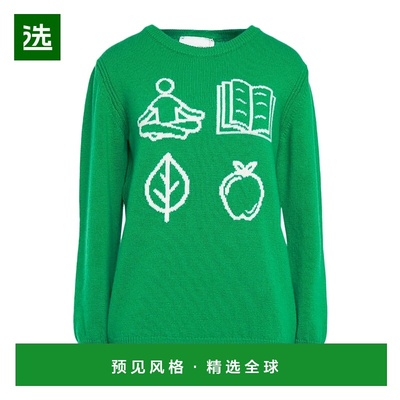1h可退 香港直邮Alberta Ferretti 女士 毛衣 green绿色 舒适时尚