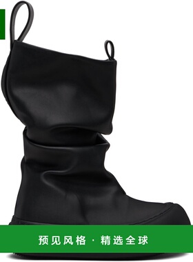 1h可退 香港直邮YUME YUME 女士 黑色 Fisherman Low 中筒靴 FML0