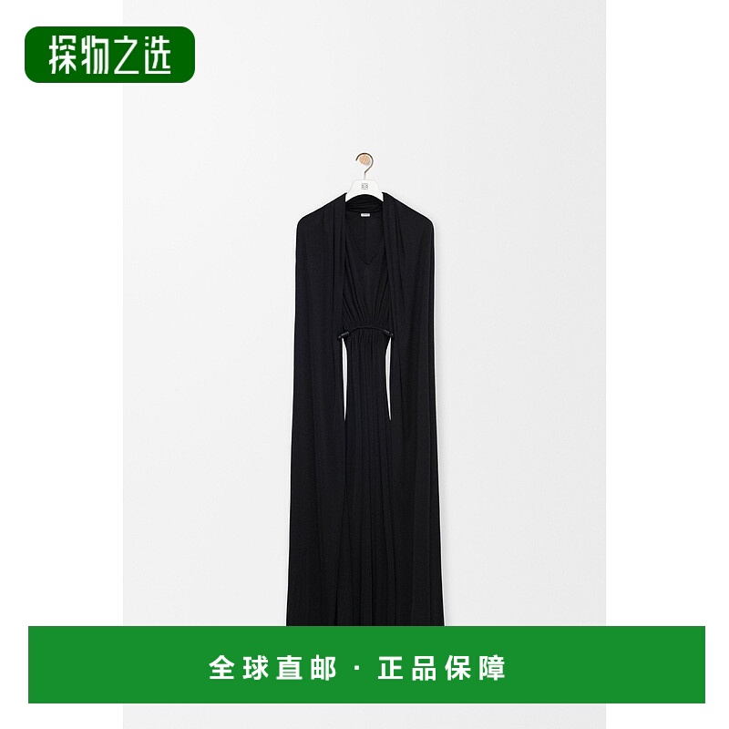 1h可退 欧洲直邮LOEWE (2025新品) 真丝弗拉门戈连衣裙针织罗意威