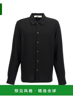 1h可退 香港直邮Séfr 男士 'Sense' 衬衫 SS24SEN black黑色 舒
