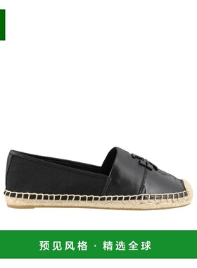 香港直邮Tory Burch logo草编鞋 57652女鞋乐福鞋一脚蹬