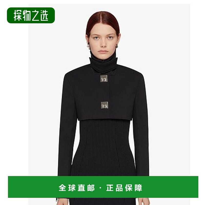 香港直邮Givenchy G Lock搭扣短款休闲夹克 BW30ES14B8