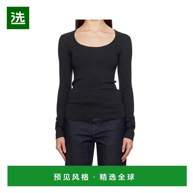 1h可退 香港直邮Toteme 羊毛混纺针织衫 254WRT0571YA0128