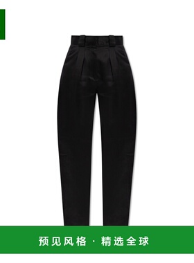 香港直邮IRO 女士休闲裤 WP23DANNYBLACK AW2025 黑色 褶皱休闲裤