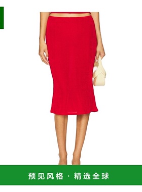 1h可退 香港直邮Danielle Guizio 女士 Selene 中长半身裙 F25310
