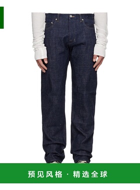 1h可退 香港直邮Rick Owens Drkshdw 无弹力直筒牛仔长裤 DL02E23