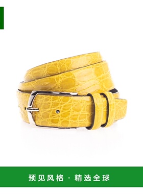 1h可退 香港直邮ANDREA D AMICO 男士 D'AMICO 黄色皮带 ACU1680