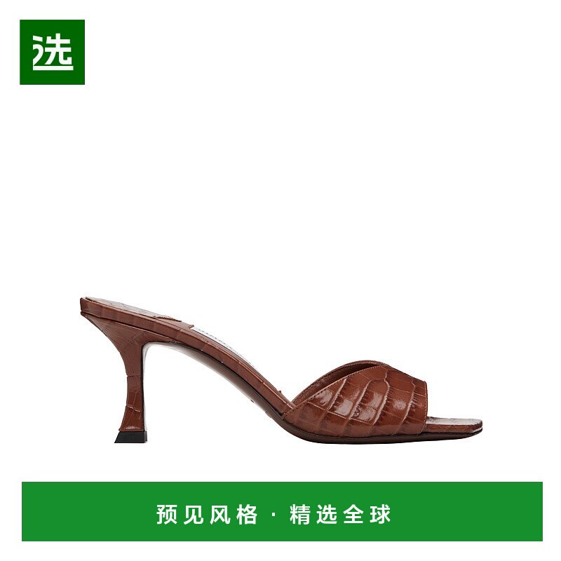 香港直邮Jimmy Choo Skye 70 高跟凉鞋 SKYE70COGNAC