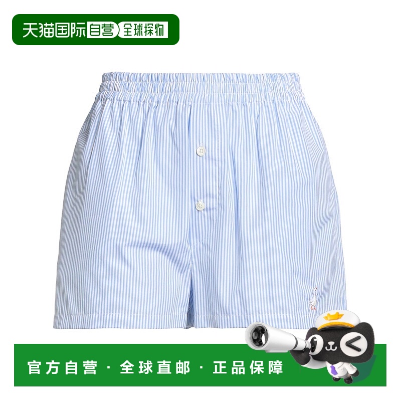 1h可退 香港直邮Moschino 莫斯奇诺 女士 短裤 blue蓝色 舒适时尚