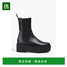 1h可退 香港直邮Staud 女士 Palamino 皮质防水台切尔西靴 071271