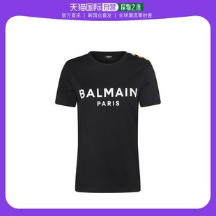 T恤女BF1EF005NOIR 韩国直邮BALMAIN24SS短袖 BLANC