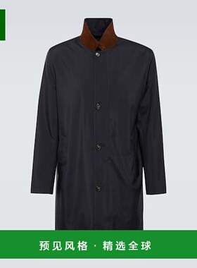 1h可退 香港直邮Loro Piana 诺悠翩雅 男士 Sebring 皮革边雨衣