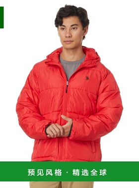 【美国直邮】U S POLO ASSN 男装羽绒服 Moderate Puffer 轻便保