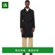 black黑色 香港直邮HUGO 舒适 黑色疏水风衣 50535072 雨果 男士