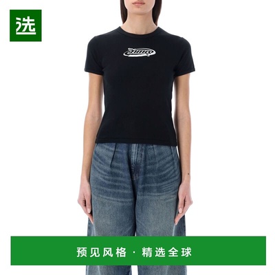 香港直邮AMBUSH 女士T恤 BWAA040S23JER0011001 SS2021 黑色