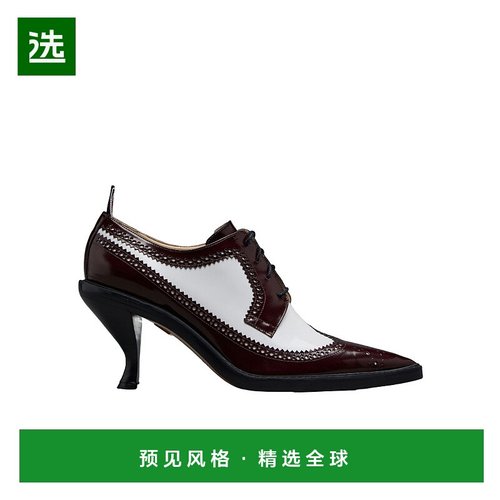 香港直邮Thom Browne 拼接设计尖头高跟鞋 FFH223BL0043