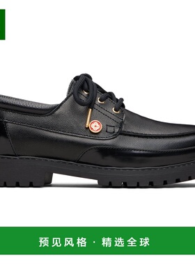 1h可退 香港直邮Casablanca 男士 黑色帆船鞋 AAW25FW07003M男鞋
