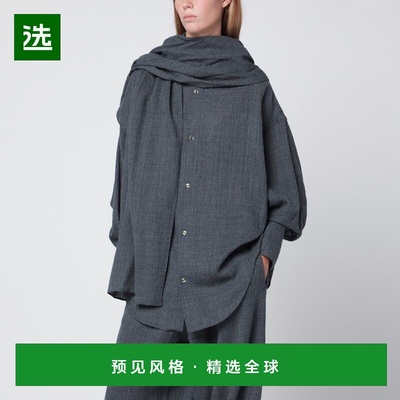 1h可退 香港直邮DARKPARK 女士 GEORGIA 可拆卸羊毛围巾领衬衫 WS