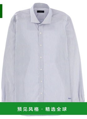 香港直邮FAY 男士衬衫 NCMA1522590ZBCU802 SS2026 蓝色 