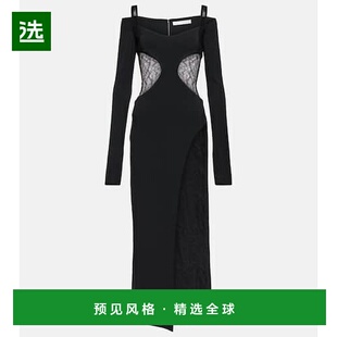 1h可退 香港直邮Dion Lee 女士 Composite 中长连衣裙 black黑色