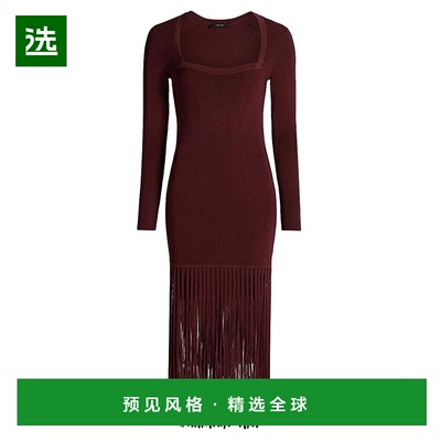 1h可退 【美国直邮】TOCCIN 女士 连衣裙长袖中长款 修身时尚 优