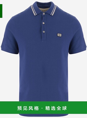 香港直邮VALENTINO 男士T恤 8V3MH01KAQKB01 SS2026 蓝色