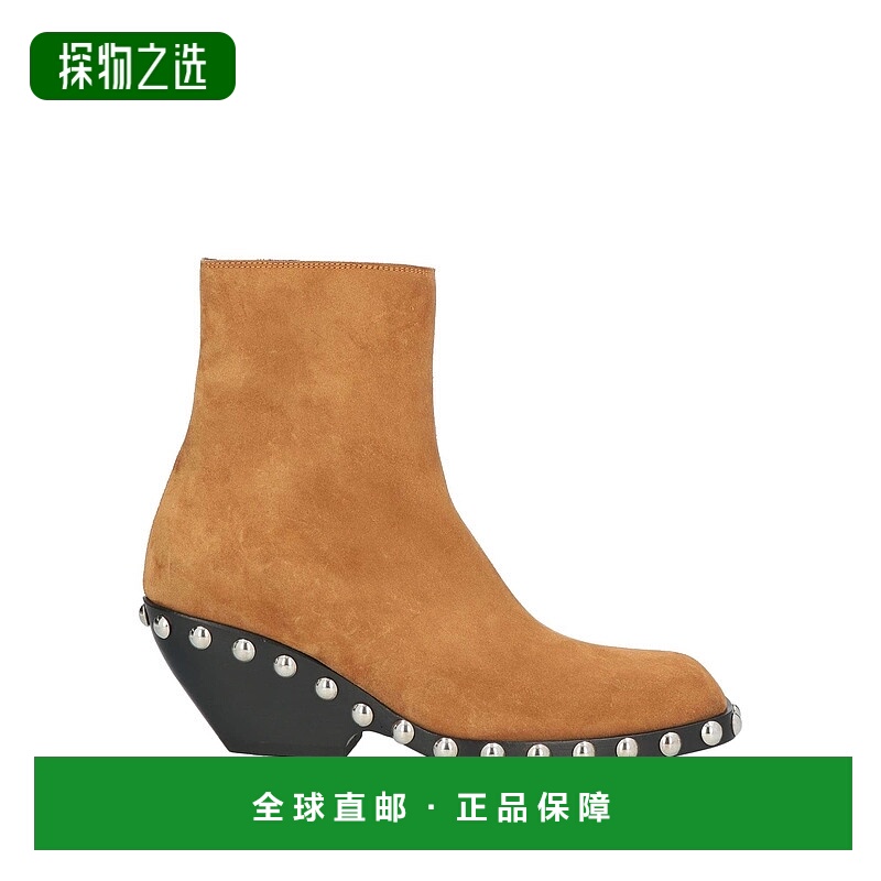 香港直邮KHAITE 女士 脚踝靴 brown棕色 舒适时尚