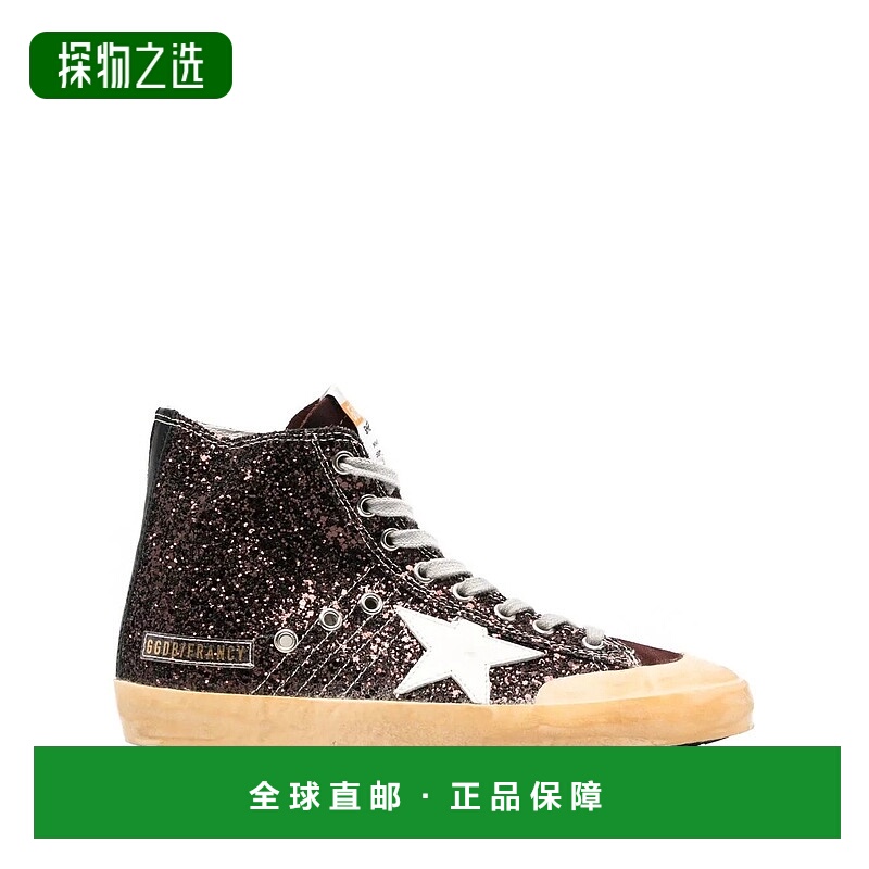 香港直邮GOLDEN GOOSE 女士 星星贴片运动鞋 GWF00114F004048