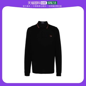 香港直邮Fred Perry 徽标图案长袖Polo衫 FPM3636