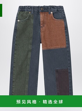 香港直邮bobo choses 男童 拼色设计牛仔裤童装 B225AC078DEMU