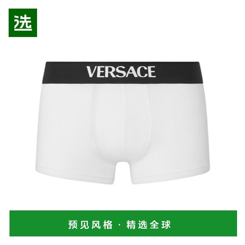 香港直邮Versace Logo平角裤 10205411A14783范思哲