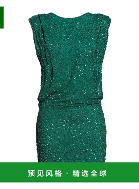 1h可退 香港直邮retrofete 女士 高雅连衣裙 green绿色 舒适时尚