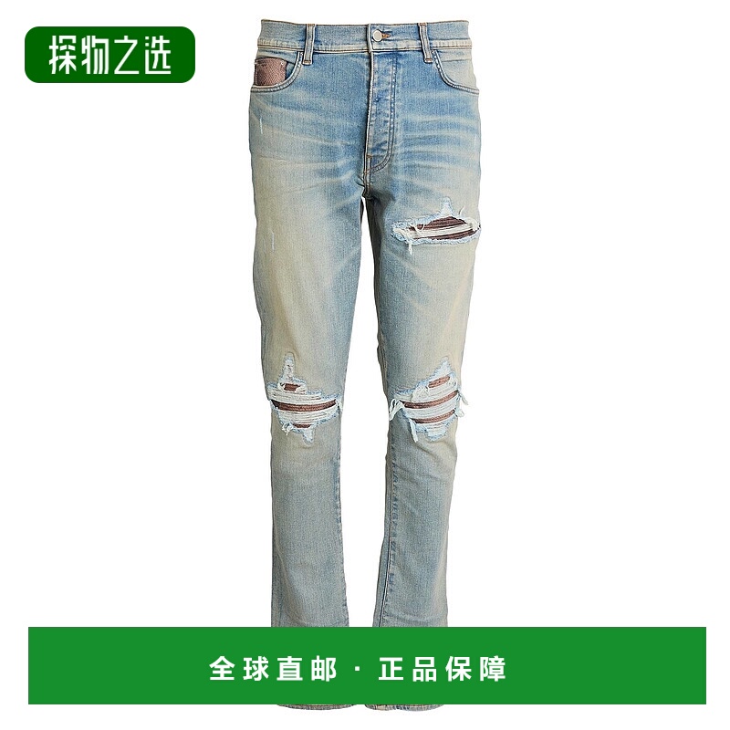 香港直邮AMIRI 男士 牛仔长裤 blue蓝色 舒适时尚