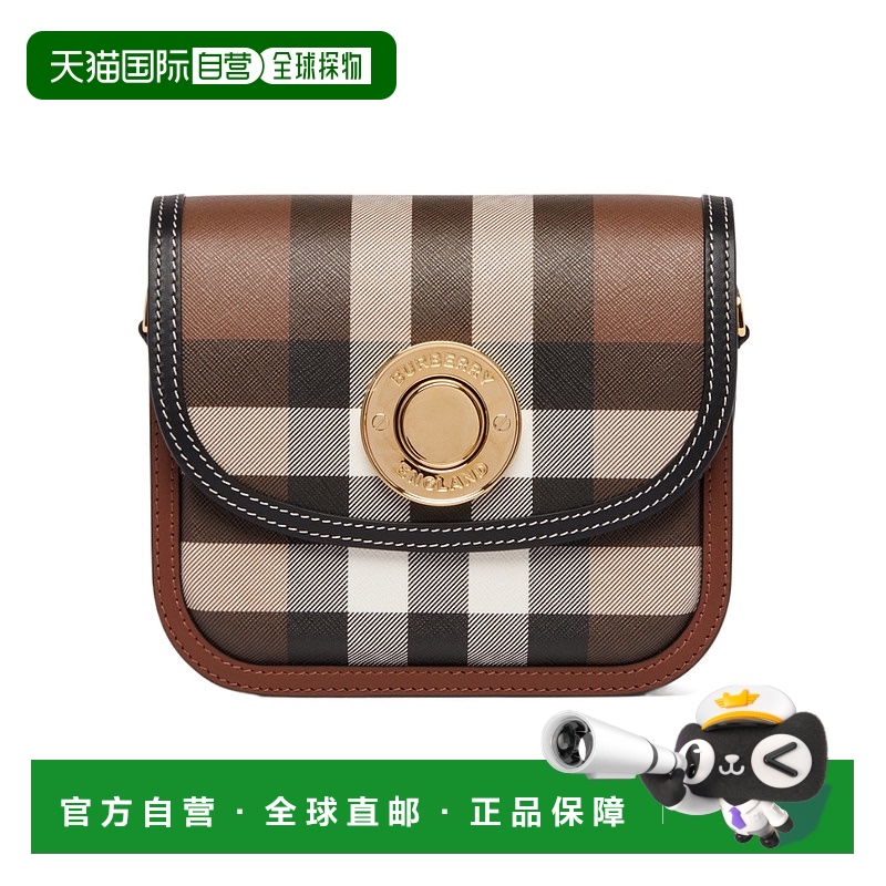 香港直邮Burberry 格纹单肩包 80696571