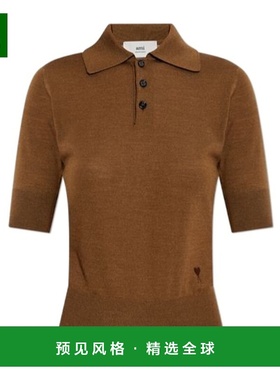 香港直邮Ami Paris 翻领短袖Polo衫 H25FPL412KN0066.