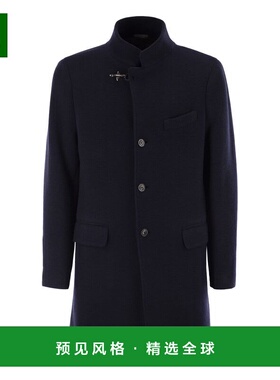 香港直邮FAY 男士外套 NAM5451025JXLQU808 AW2025 蓝色 Wool coa