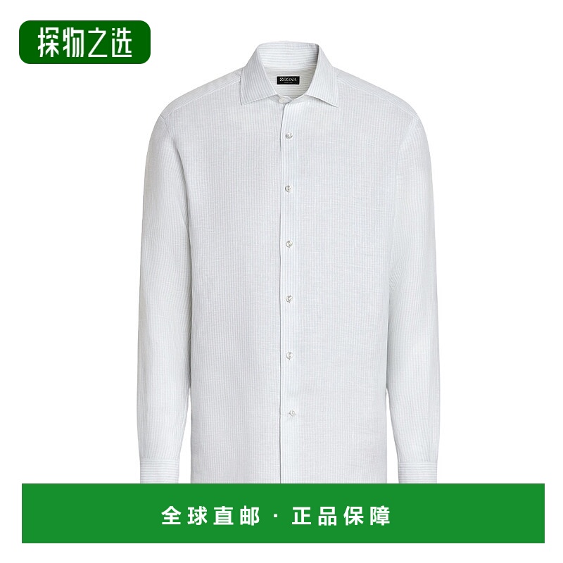 香港直邮Zegna Oasi Lino 衬衫 UFX27A9SRF7