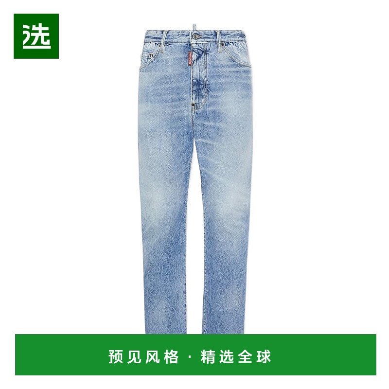 香港直邮Dsquared2 腰带环牛仔裤 S74LB1746S30839