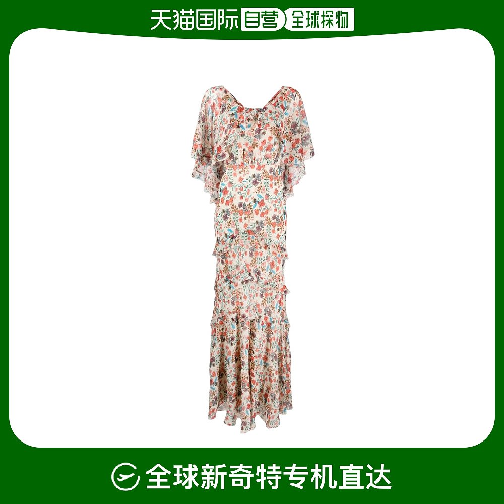 香港直邮Saloni 碎花短袖连衣裙 10870TIANA 女装/女士精品 连衣裙 原图主图