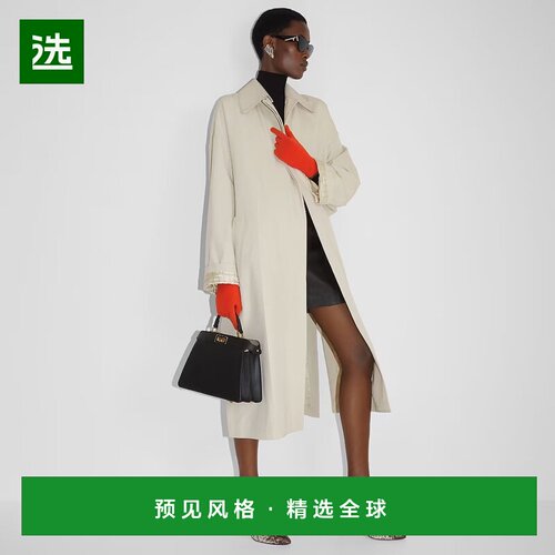 香港直邮Fendi 落肩长袖大衣 FF6010ARU5