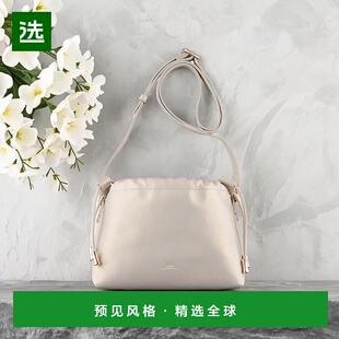 欧洲直邮APC Ninon系列女士淡金色皮革单肩包手提包斜挎包再生