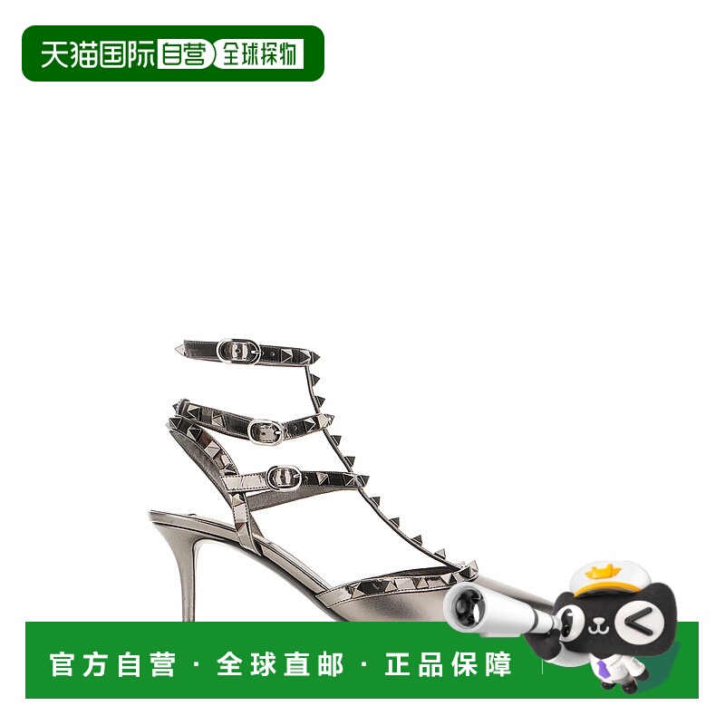 1h可退 香港直邮Valentino 华伦天奴 女士 铆钉高跟凉鞋 5W0S0375