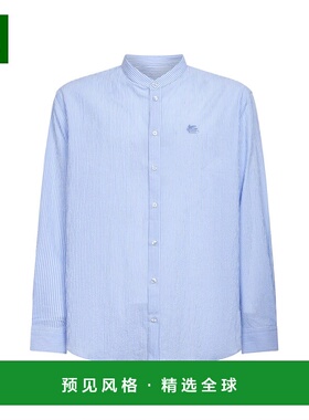 1h可退 香港直邮ETRO 男士衬衫 MRIC006799TR596S9880 SS2026 蓝