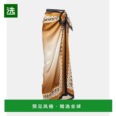 香港直邮MaxMara 麦斯玛拉 女士 Ottico 真丝海滩罩衫