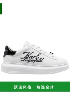 香港直邮KARL LAGERFELD 男士运动鞋 KL52510S011 CO 白色 徽标运