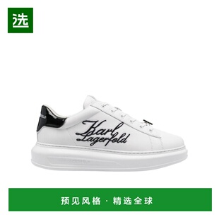 香港直邮KARL LAGERFELD 男士运动鞋 KL52510S011 CO 白色 徽标运