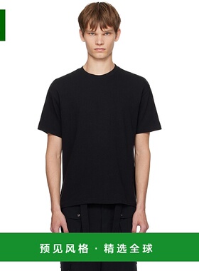 1h可退 香港直邮AURALEE 男士 黑色 Seamless Crew Neck T 恤 A00