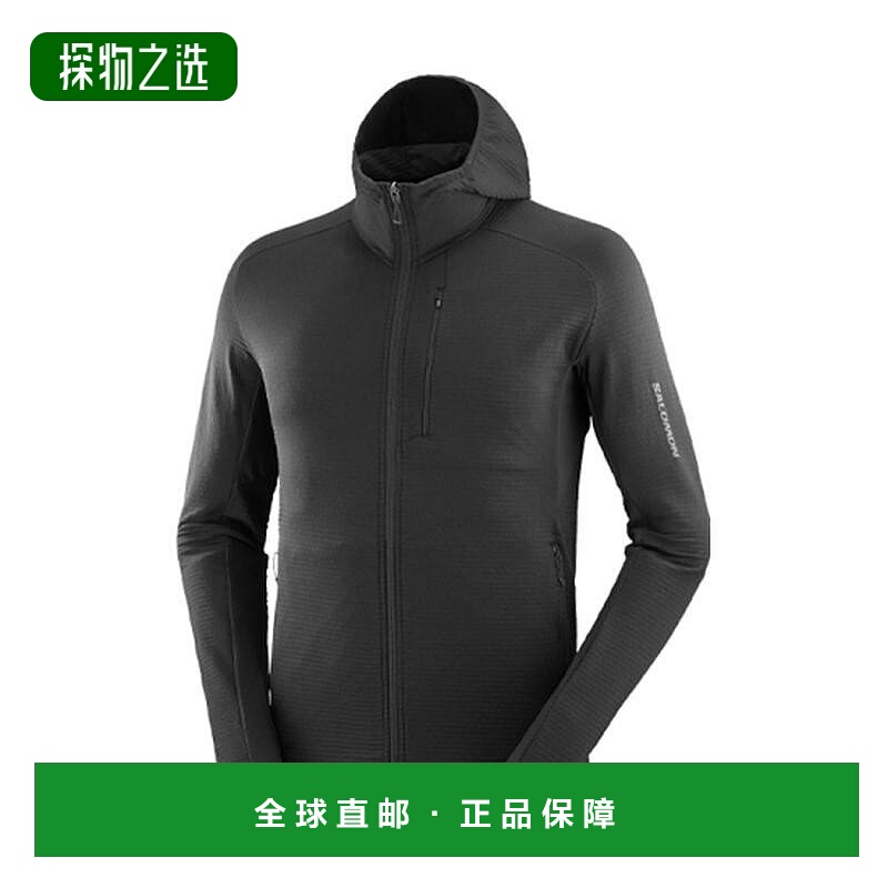 欧洲直邮Salomon萨洛蒙 ESSENTIAL LIGHTWARM男士黑色夹克新